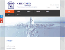 Tablet Screenshot of chemisol.com