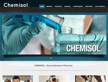 Tablet Screenshot of chemisol.com.br