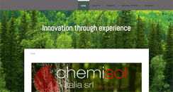 Desktop Screenshot of chemisol.it